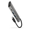 Obrázek AXAGON HMC- 5G21, USB 10Gb/ s hub, porty 2x USB- A, 2x USB- C, HDMI 4k/ 30, PD 60 W, kabel USB- C 13cm