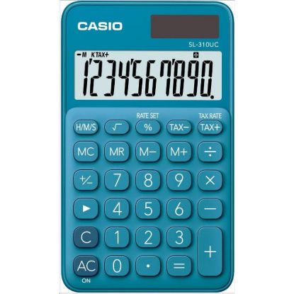 Obrázek CASIO kalkulačka SL 310UC BU, Kapesní kalkulátor