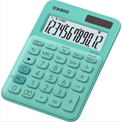 Obrázek CASIO kalkulačka MS 20UC GN, Stolní kalkulátor