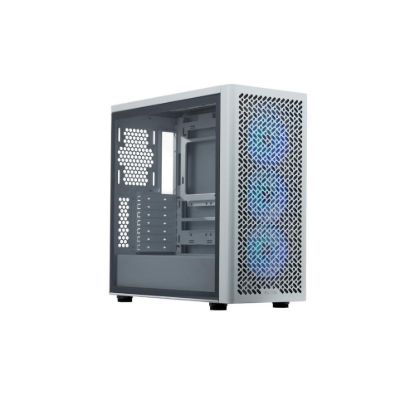 Obrázek Cooler Master case Elite 502 White, Průhledná bočnice, ATX, 3x 120mm ARGB Fan, bílá