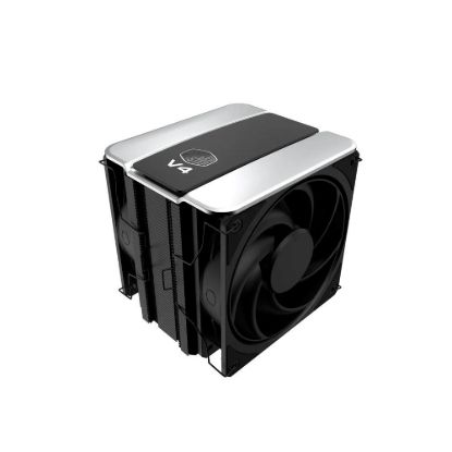 Obrázek Cooler Master CPU Chladič V4 ALPHA 3DHP BLACK, 2 x 120mm, LGA1851, AM5, černá
