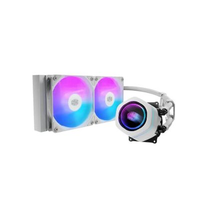 Obrázek Cooler Master vodní chladič MasterLiquid Core Nex 240, 2 x 120mm, LGA1851, AM5, bílá
