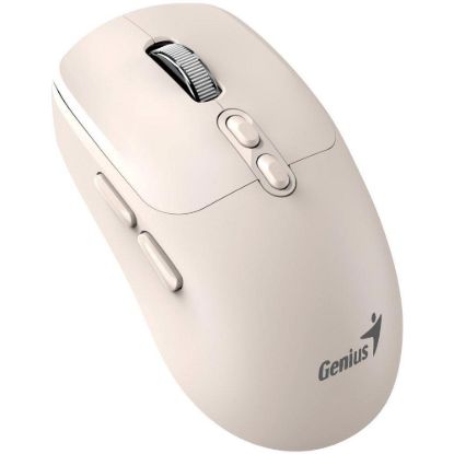 Obrázek GENIUS myš NX- 8080S BT/ duální Bluetooth + 2, 4GHz/ 1600 dpi/ Copilot/ bezdrátová/ tichá/ béžová