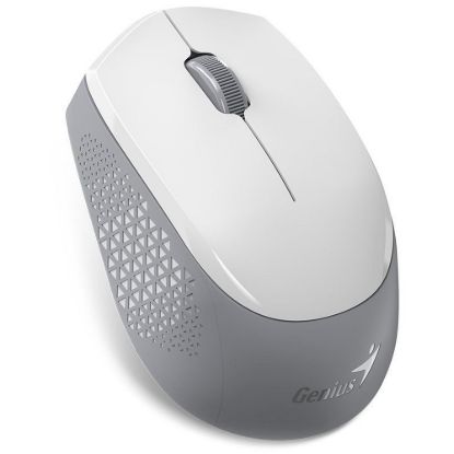 Obrázek GENIUS myš NX- 8000S BT/ duální Bluetooth + 2, 4GHz/ 1200 dpi/ bezdrátová/ tichá/ bílošedá