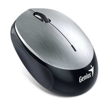 Obrázek GENIUS myš NX- 9000BT/ Bluetooth 4.0/ 1200 dpi/ bezdrátová/ dobíjecí baterie/ stříbrná