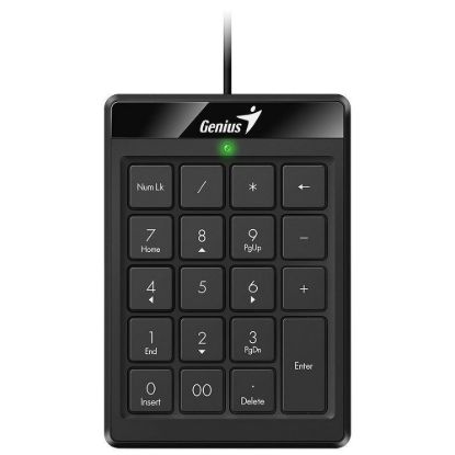 Obrázek GENIUS numerická klávesnice NumPad 110/ Drátová/ USB/ slim design/ černá