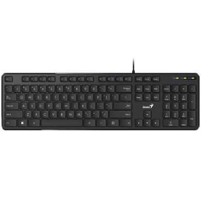 Obrázek GENIUS klávesnice Slimstar M200/ Drátová/ USB/ černá/ CZ+SK layout