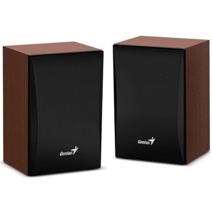 Obrázek GENIUS reproduktory SP- HF380BT/ 2.0/ Bluetooth/ 3 W/ dřevěné/ barva dřevo