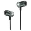 Obrázek GENIUS sluchátka HS- M316 METALLIC IRON GREY, 4pin 3, 5 mm jack, kovově šedá
