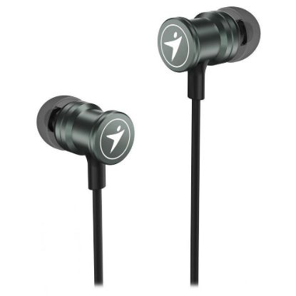 Obrázek GENIUS sluchátka HS- M316 METALLIC IRON GREY, 4pin 3, 5 mm jack, kovově šedá