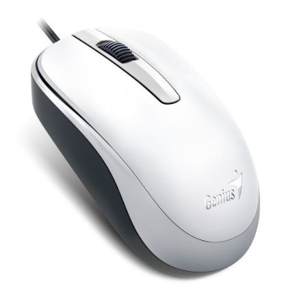 Obrázek GENIUS myš DX- 120, drátová, 1200 dpi, USB, bílá