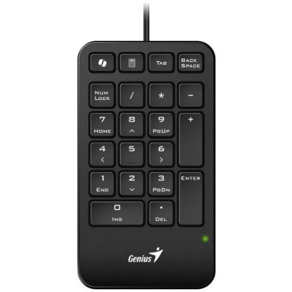 Obrázek GENIUS Numerická klávesnice NumPad 125, Drátová USB- C, černá