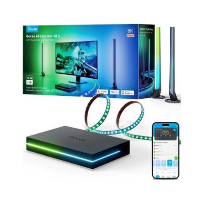 Obrázek Govee AI Sync Box Kit 2 Smart sada PC osvětlení 27- 34" + LED panely