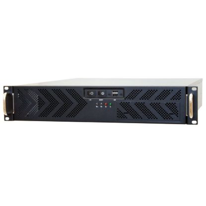 Obrázek CHIEFTEC skříň Rackmount 2U ATX, UNC- 210T- B- U3- OP, Black, bez zdroje