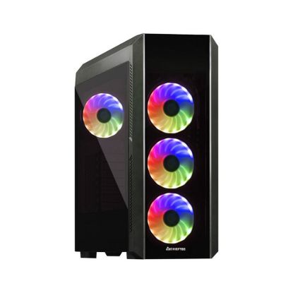 Obrázek CHIEFTEC skříň Miditower Gaming SCORPION 3 Black, 2 x USB 3.0/ 1x USB 2.0, bez zdroje