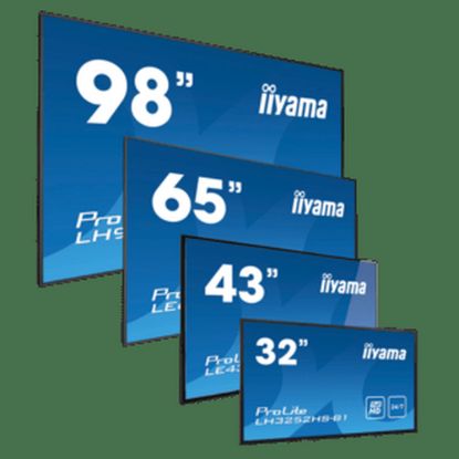 Obrázek iiyama ProLite LH8665UHSB- B1, 4K, USB, RS232, Ethernet, Wi- Fi, Android, kit (RS232), black