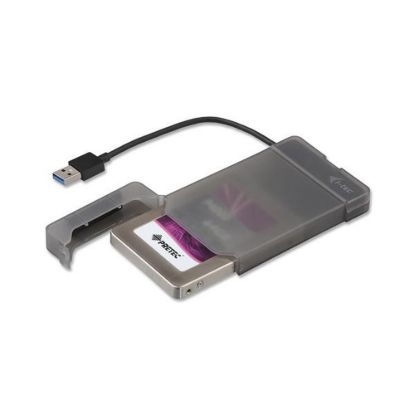 Obrázek i- tec USB 3.0 MySafe Easy, rámeček na externí pevný disk 6.4 cm / 2.5" pro SATA I/ II/ III HDD SSD, černý