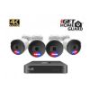 Obrázek iGET HOMEGUARD HGNVK88504 - PoE 4K UltraHD NVR CCTV 8CH + 4x kamera