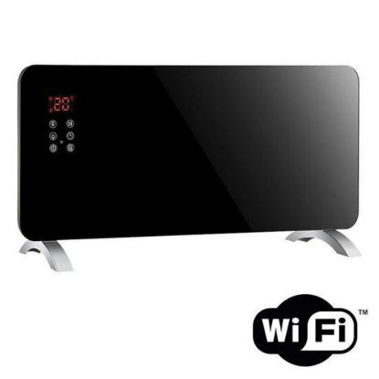 Obrázek Solight horkovzdušný konvektor sklokeramický 2000 W, WiFi, LCD, nastavitelný termostat, časovač