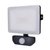 Obrázek Solight LED reflektor Quick se sensorem, 20 W, 1700lm, 4000K, IP44, černý