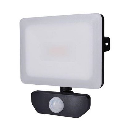 Obrázek Solight LED reflektor Quick se sensorem, 20 W, 1700lm, 4000K, IP44, černý