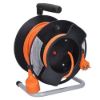 Obrázek Solight prodlužovací přívod na bubnu, 1 zásuvka, 25m, oranžový kabel, 3x 1, 5mm2
