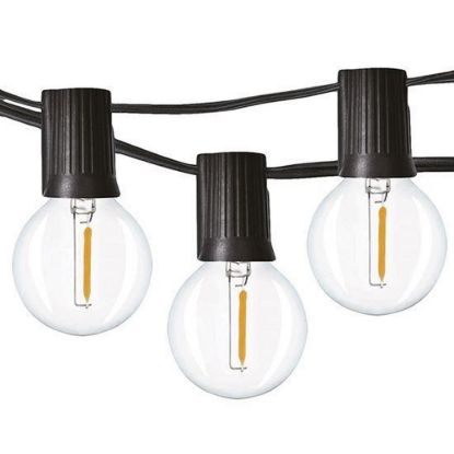 Obrázek Solight LED venkovní řetěz s žárovkami, 25 žárovek, 15m+5m, 20 W, teplá bílá