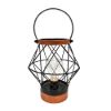 Obrázek Solight kovová lucerna se žárovkou s micro LED, teplá bílá, 3xAA, 20cm
