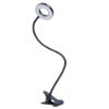 Obrázek Solight LED stmívatelná stolní lampička s klipem, 300lm, nastavitelná teplota světla, USB