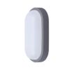 Obrázek Solight LED venkovní osvětlení oválné, 13 W, 910lm, 4000K, IP54, 21cm, šedá barva
