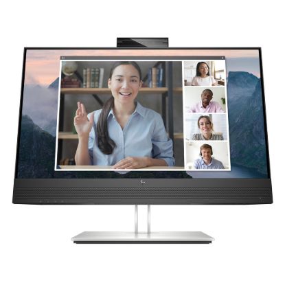 Obrázek HP LCD EliteDisplay E24mv G4 23, 8" IPS, 1920 x 1080, 16: 9, 5 ms, 250 nits, 1000: 1, VGA, DP, HDMI, 4xUSB 3.2, webcam…