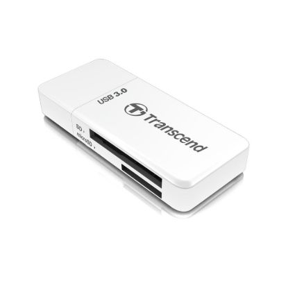 Obrázek TRANSCEND Card Reader F5, USB 3.0, White