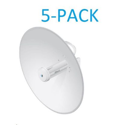 Obrázek UBNT airMAX PowerBeam5 AC 2 x 25dBi Gen2, 5- PACK [400mm, Client/ AP, 5GHz, airMAX ac, 10/ 100/ 1000 Ethernet]