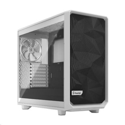 Obrázek FRACTAL DESIGN skříň Meshify 2 Lite White TG Clear Tint, 2x USB 3.0, bez zdroje, E- ATX