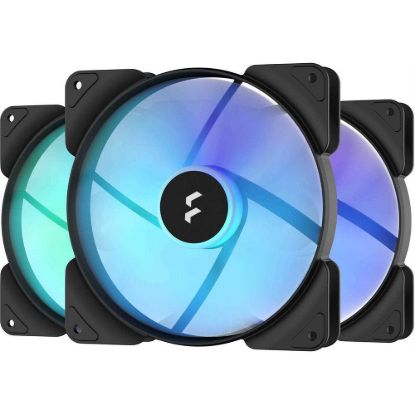 Obrázek FRACTAL DESIGN ventilátor Aspect 14 RGB Black Frame 3- pack, 140mm