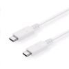 Obrázek C- TECH kabel USB 3.2, Type- C (CM/ CM), PD 100 W, 20Gbps, 2m, bílý
