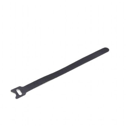 Obrázek C- Tech CABLEXPERT stahovací pásky na suchý zip, 210mm, černé, 100ks v balení