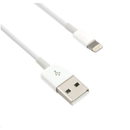 Obrázek C- TECH kabel USB 2.0 Lightning (IP5 a vyšší) nabíjecí a synchronizační kabel, 1m, bílý