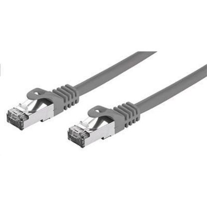 Obrázek C- TECH kabel patchcord Cat7, S/ FTP, šedý, 5m