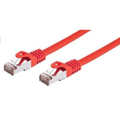 Obrázek C- TECH kabel patchcord Cat6, FTP, červený, 0, 25m
