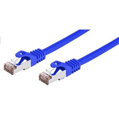 Obrázek C- TECH kabel patchcord Cat6, FTP, modrý, 2m