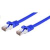Obrázek C- TECH kabel patchcord Cat6, FTP, modrý, 1m