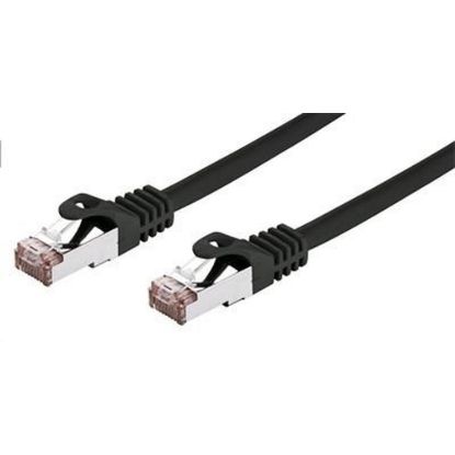Obrázek C- TECH kabel patchcord Cat6, FTP, černý, 2m