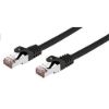Obrázek C- TECH kabel patchcord Cat6, FTP, černý, 1m