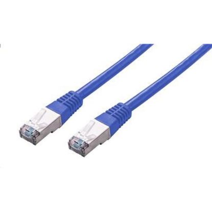 Obrázek C- TECH kabel patchcord Cat5e, FTP, modrý, 1m