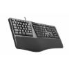 Obrázek C- TECH Klávesnice KB- 113E USB, ERGO, černá, CZ/ SK