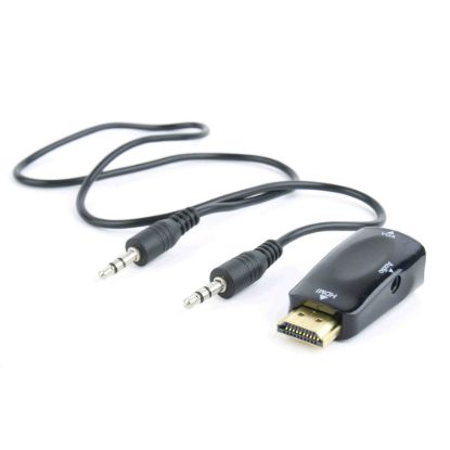 Obrázek C- TECH adaptér HDMI na VGA + Audio, M/ F
