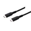 Obrázek C- TECH kabel USB 4.0, Type- C (CM/ CM), PD 100 W, 40Gbps, 1m, černý