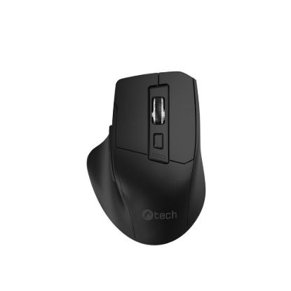 Obrázek C- TECH myš Ergo WLM- 05, bezdrátová, 1600DP I, 6 tlačítek, USB nano receiver, černá