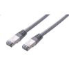 Obrázek C- TECH kabel patchcord Cat5e, FTP, šedý, 10m